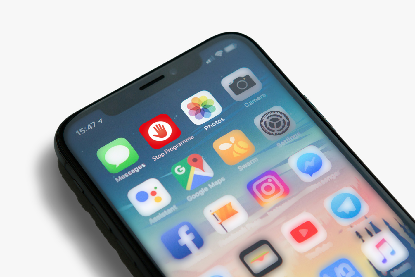 Zoom sur l'icone de l'application Stop Programme