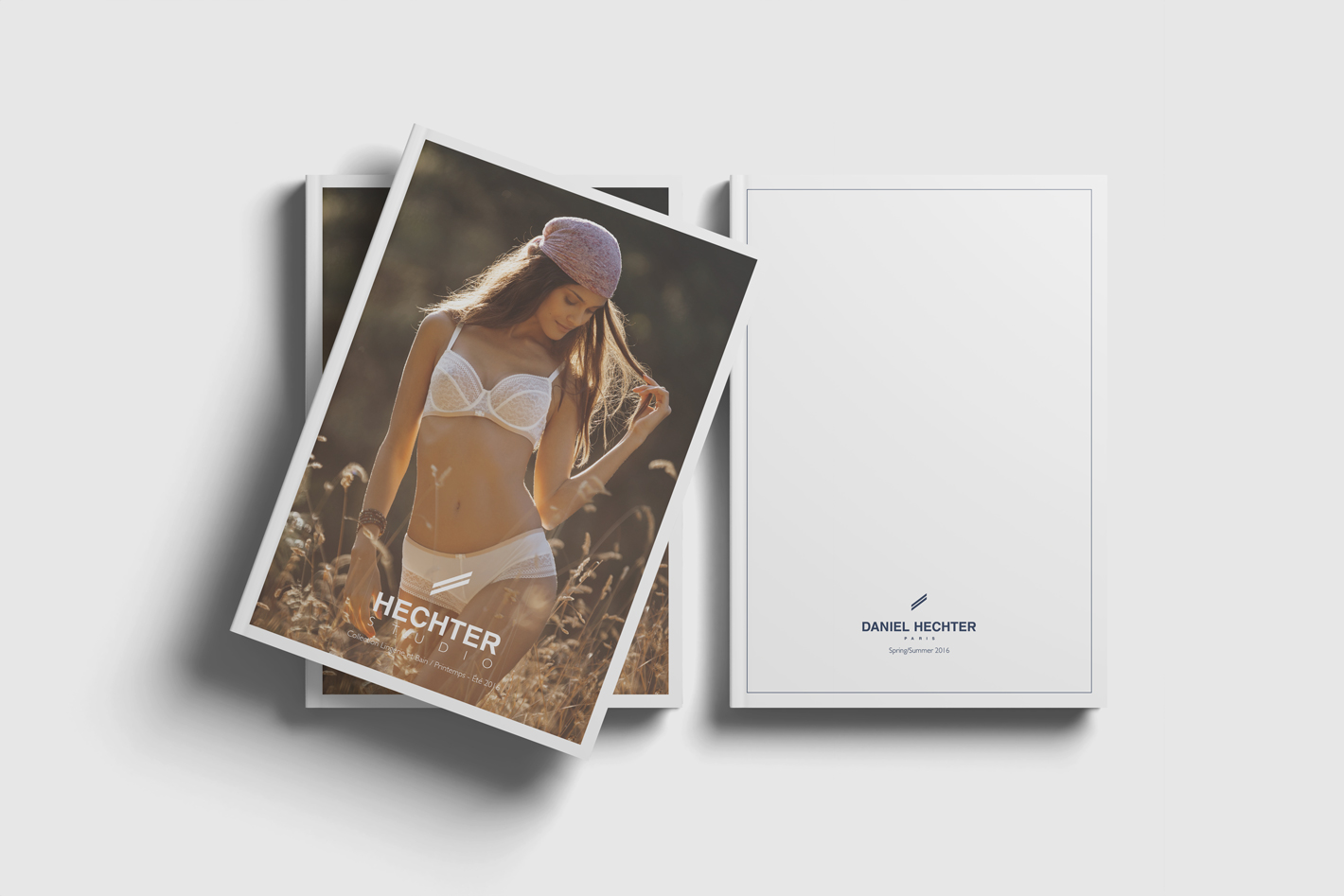 Couvertures des catalogues Daniel Hechter prêt-à-porter et lingerie